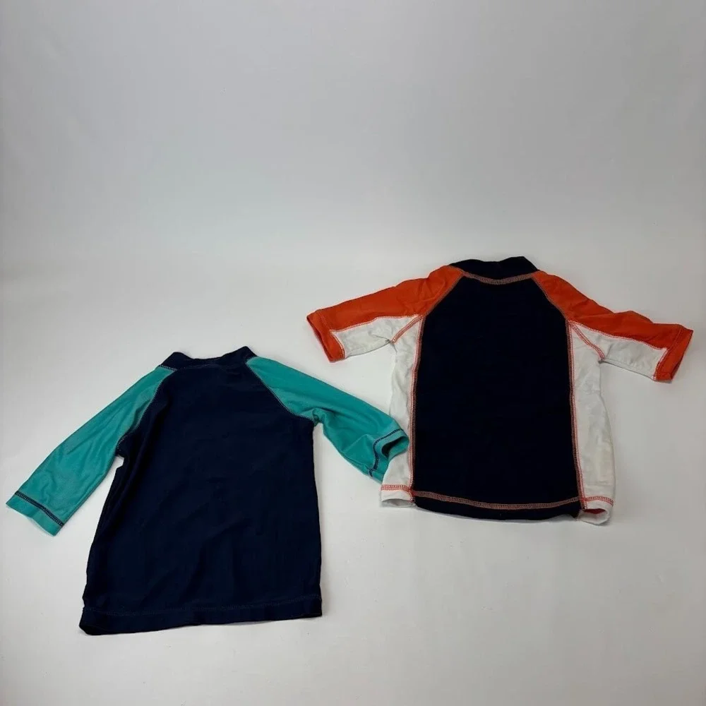Boys Swimwear Lot 5 pcs Size 2T 24M 3‎ Shorts 2 lycra Rash Guard Tops Y2K Surf